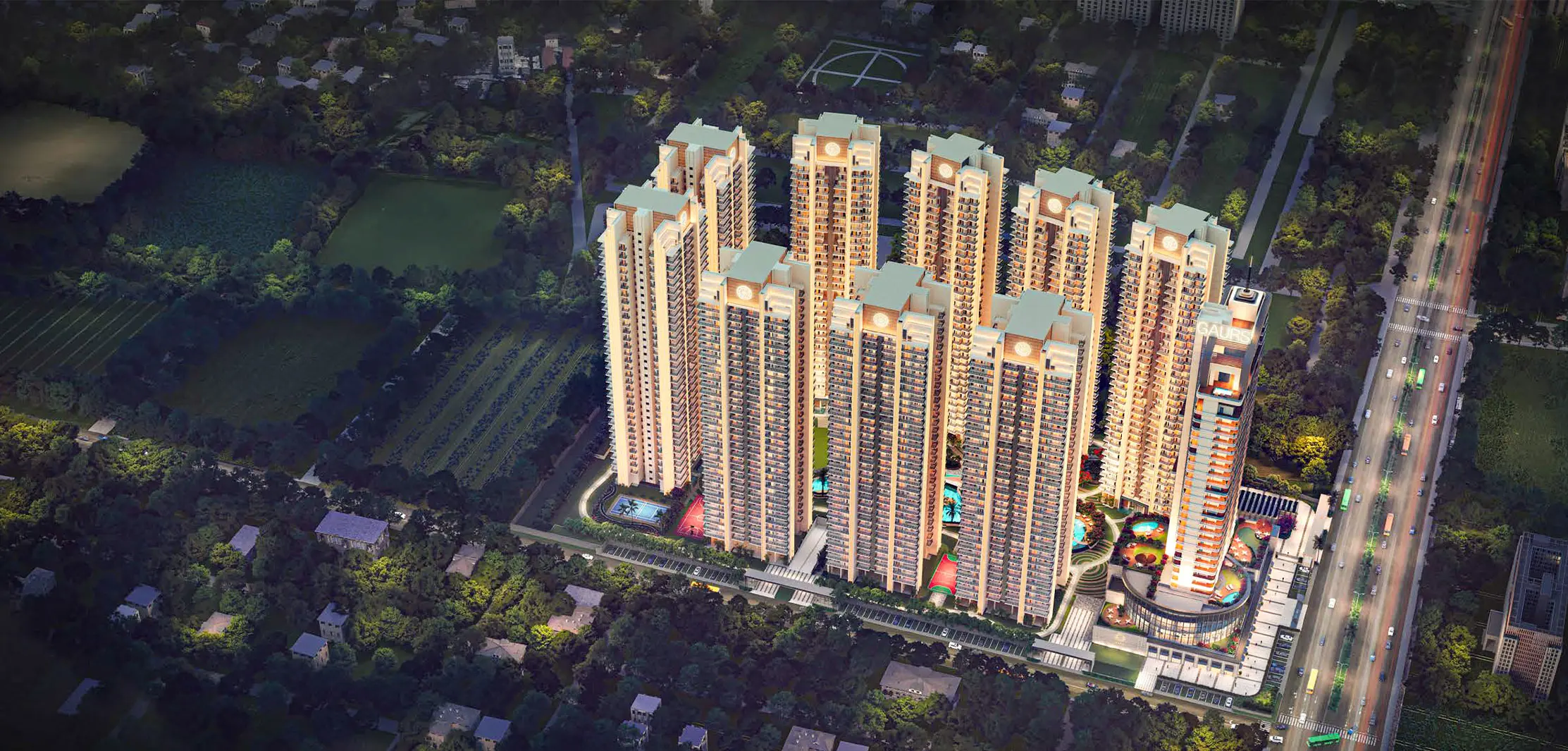 Gaur NYC Residences Exterior